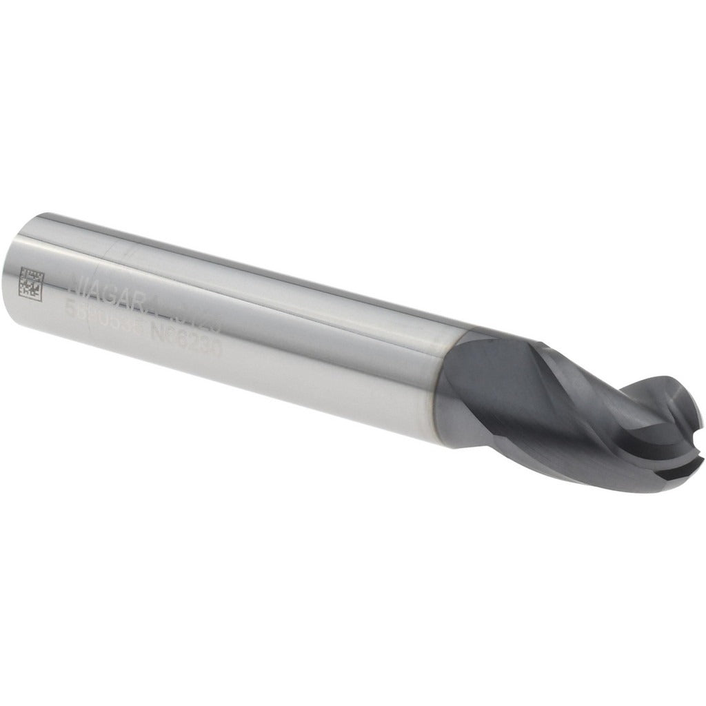 SECO TOOLS Seco 17003792 Ball End Mill 5/16 in 3 Flute Solid Carbide