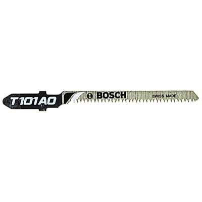 BOSCH T101AO High Carbon Steel Jigsaw Blades 20 TPI 3 1/4 in