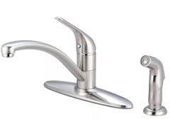 Pioneer 2LG161H-BN Single Handle Kitchen Faucet PVD Brushed Nickel Finish