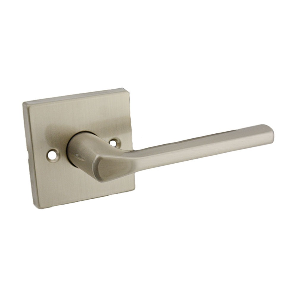 KWIKSET Kwikset 968LSLSQT-15 Lisbon Dummy Handleset Trim Satin Nickel