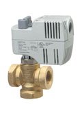 SIEMENS 243-00231 Zone Valve Actuator 24V 1/2 Inch NPT 2.5 Cv with 3-Way Diverting Fail-Safe AB-A Functionality