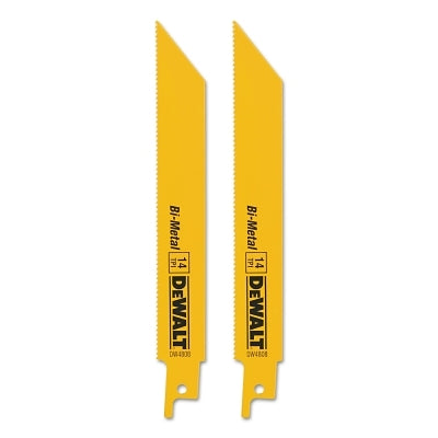 Dewalt DW4808 Reciprocating Saw Blades 14 TPI 6 Inch 5 Pack