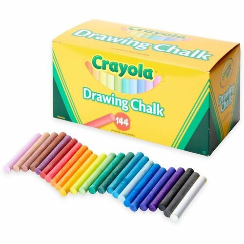 CRAYOLA Crayola CYO510400 Colored Drawing Chalk 144 Count