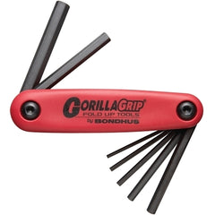 Bondhus 12587 GorillaGrip Fold-Ups 7 per fold-up Hex Tip Metric 2-8 mm