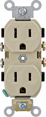 LEVITON Leviton Mfg Co R51-CBR15-00I 15 Amp Duplex Outlet