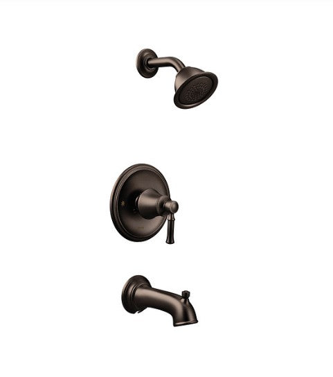 Moen T2183EPORB Dartmoor One Handle Single Function Bathtub & Shower Faucet in Oil Rubbed Bronze (Trim Only)