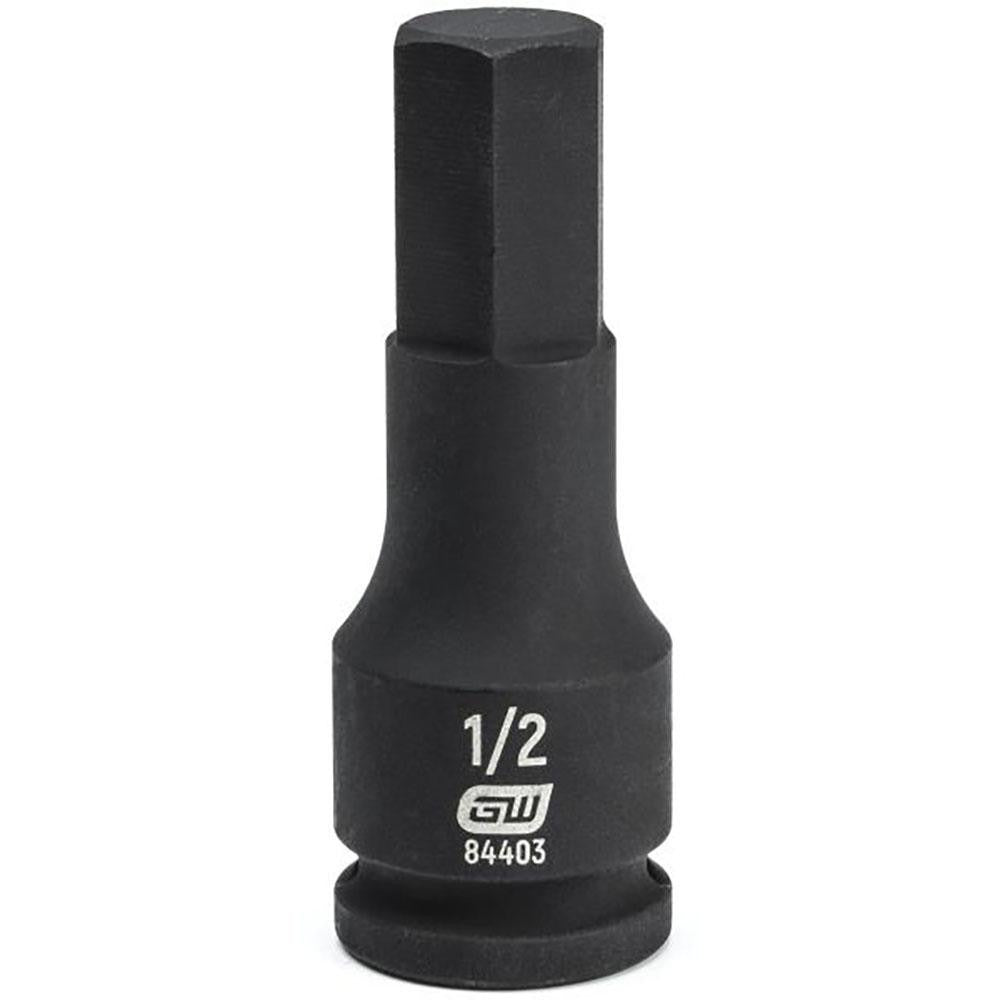 GEARWRENCH Gearwrench 84403 Hex Bit Socket 3/8 in Drive 1/2 in Hex