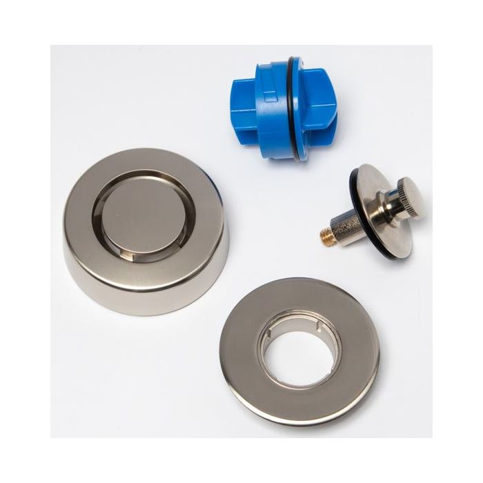 Oatey K99BN Dearborn True Blue Trim Kit, Push Pull Stopper, Brushed Nickel