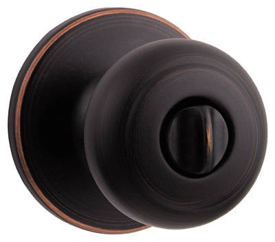 KWIKSET Kwikset 93001-868 Cove Privacy Lockset Venetian Bronze