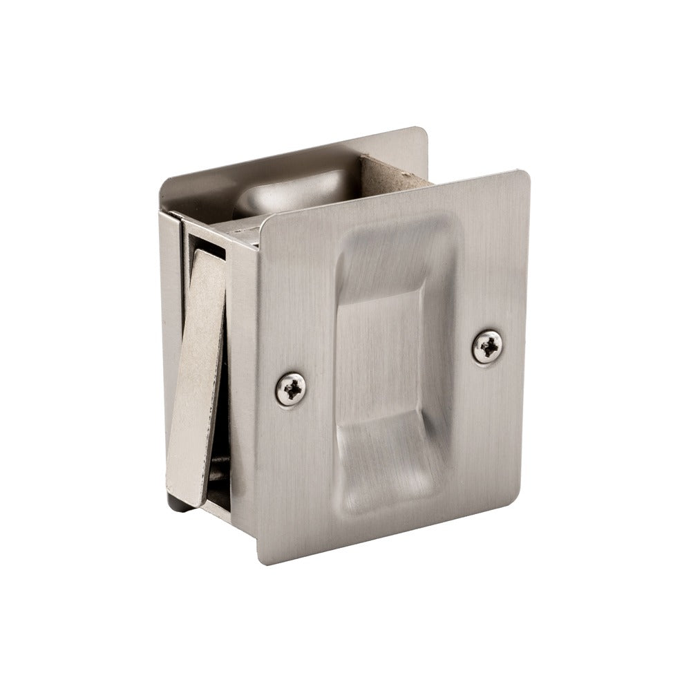 GEO Geo SDPS-SN Passage Sliding Door Lock Satin Nickel