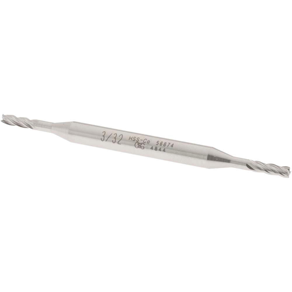 OSG Osg 5687400 Square End Mill 3/32 in 4 Flute Cobalt