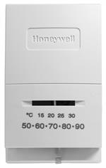 Honeywell T822L1000 Mercury Free Cool Only Thermostat for Single Stage Low Voltage Cooling Systems