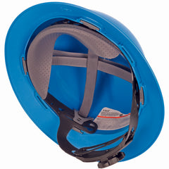 MSA 475368 V-Gard Protective Hats Fas-Trac Ratchet Hat Blue