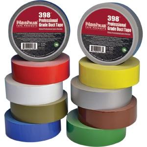 Nashua 398S High Quality Polyethylene Coated Cloth Duct Tape 2 Inches x 60 Yard Roll