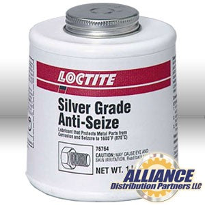 Loctite LOC76764 Anti Seize Lubricant, Silver Grade 1 lb Brush Top