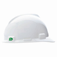 MSA 10034018 V-Gard 500 Safety Hard Hat - Standard, Fas-Trac III Suspension, Polyethylene, White