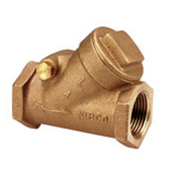 NIBCO 400015 3/8" Brass Swing Check Valve T413V w/Viton Disc