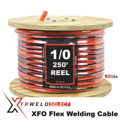 XTRweld WCS1/0XFO-250 Cable Select Xtreme Flex Orange 600V 1/0 AWG 250ft Cable