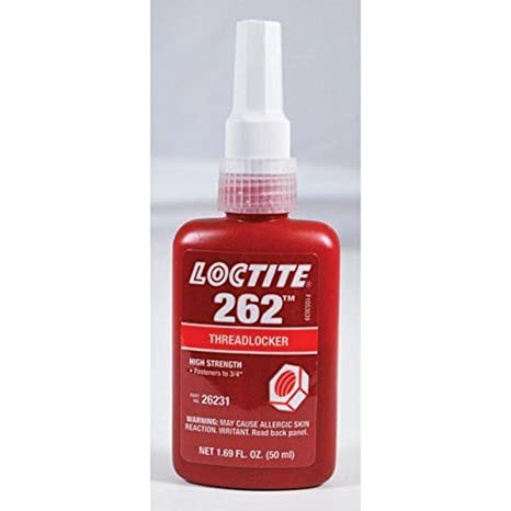 Loctite LOC26231 - Loctite #262 Thread Sealant, Medium to High Strength, 50 ml Bottle