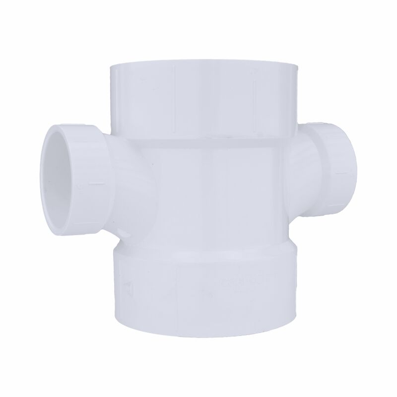 Spears Manufacturing 429 4422 4X2 HXHXHXH PVC DWV Double Sanitary Tee