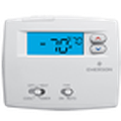 White-Rodgers 1F89-0211 Non-Programmable Blue Thermostat, 2/1HP