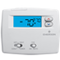 White-Rodgers 1F89-0211 Non-Programmable Blue Thermostat, 2/1HP