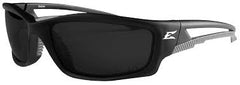 Edge Eyewear TSK236 Kazbek Torque Red E Matte Black Frame Safety Glasses with Polarized Smoke Lens