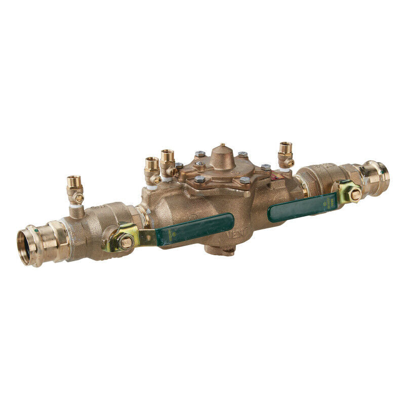 Watts 0391031 2 LF009M2-QT Backflow Preventer w Press Conn