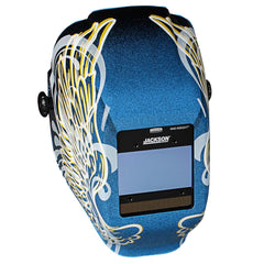 Jackson Safety* 46100 Jackson Safety Insight Variable Auto Darkening Welding Helmet - HaloX () - Gold Wings - 1 Helmet / Order