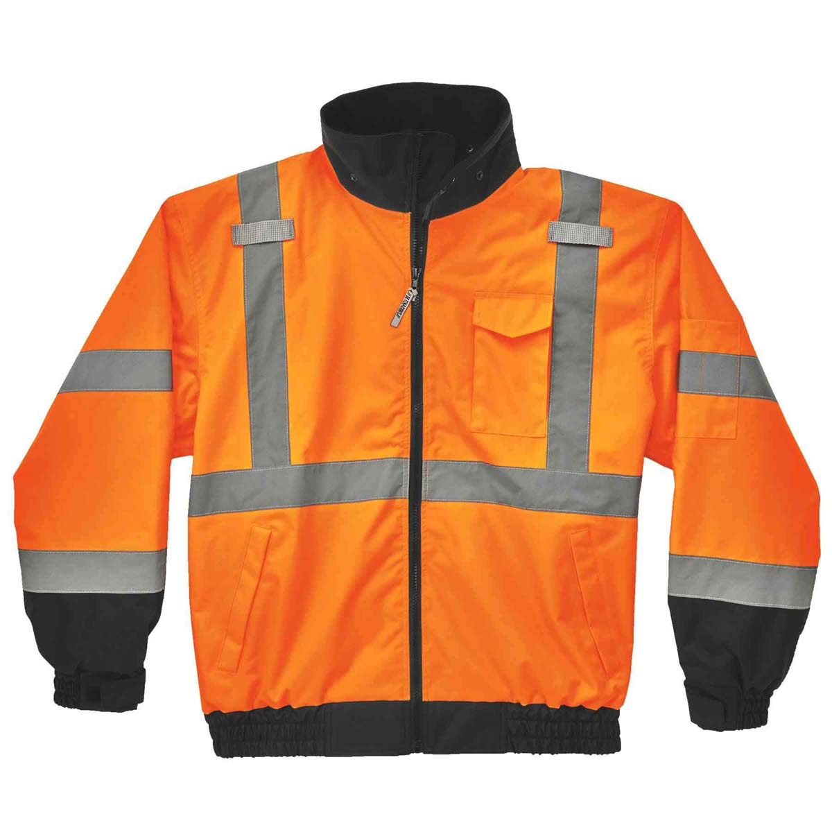 Ergodyne 24464 8379 L Orange Type R Class 3 Fleece Lined Bomber Jacket