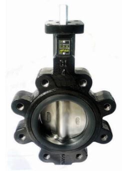 Apollo Valves LD14108BE11A LD141 Series 8 In Ductile Iron Lug EPDM 10 Position Handle Butterfly Valve