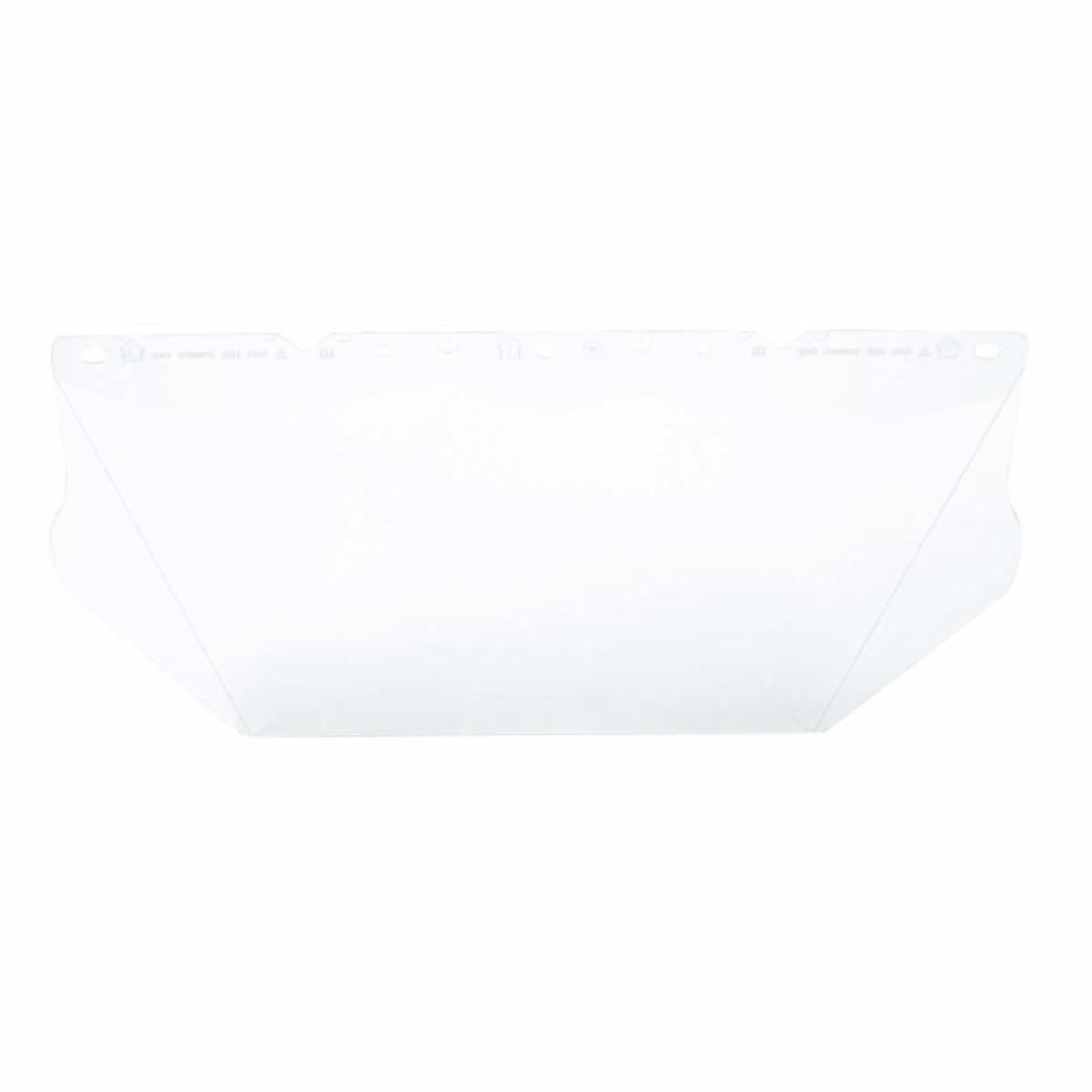 MSA 10115837 V-Gard Visor Polycarbonate Clear 8 inches x 17 inches x 0.04 inches