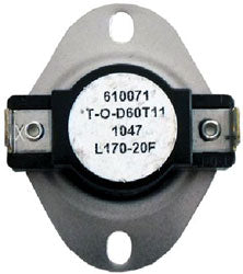 Supco L170 - LIMIT SWITCH OPEN 170*F CLOSE 150*F DIFFERENTIAL 40*F L170