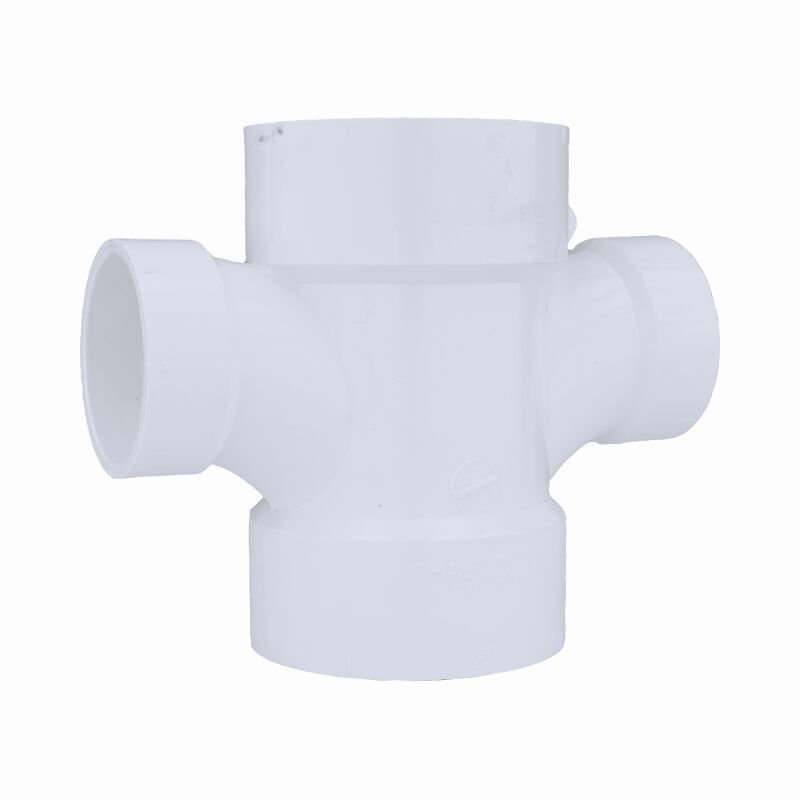 Spears Manufacturing 429 32 3X2 HXHXHXH PVC DWV Double Sanitary Tee