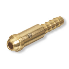 Western Enterprises AW-17 INERT ARC NIPPLES - B -SIZE 5/8" -18 UNF - 1/4" ID HOSE - 2 7/32" LONG - BRASS