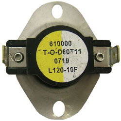 Supco L120 - LIMIT SWITCH OPEN 120*F CLOSE 110*F DIFFERENTIAL 10*F L120