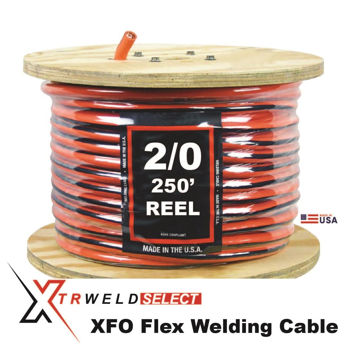 XTRweld WCS2/0XFO-250 Welding Cable Select XFO 600V 2/0 AWG 250ft 840349000000000000