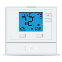 Pro1iaq T721i 7 Day Programmable WiFi Thermostat - 24v - 2H2C HP Or 1H1C - .5 Lbs