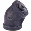 SMP Valve 310024807 3" Class 150 Malleable Iron Black 45 Degree Elbow Domestic