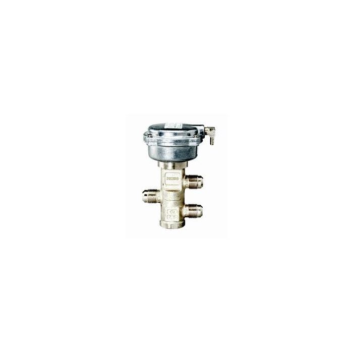 SIEMENS 656-0010 VP 656 Powermite 3-Way Mixing Valve, 1/2 Flare, 3-8 psi, 2.5 cv