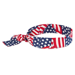 Ergodyne 12303 6700  Stars & Stripes Evaporative Cooling Bandana  - Tie