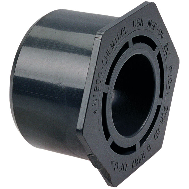 Spears Manufacturing CA13450 8X6 SPGXS SCH 80 PVC Reducing Flush Bushing 837-585