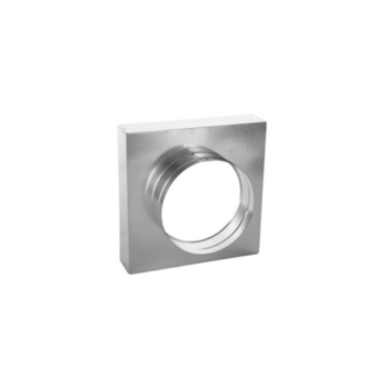 Crown 667PCH9 Square-to-Round Duct Adapter, Galvanized Steel