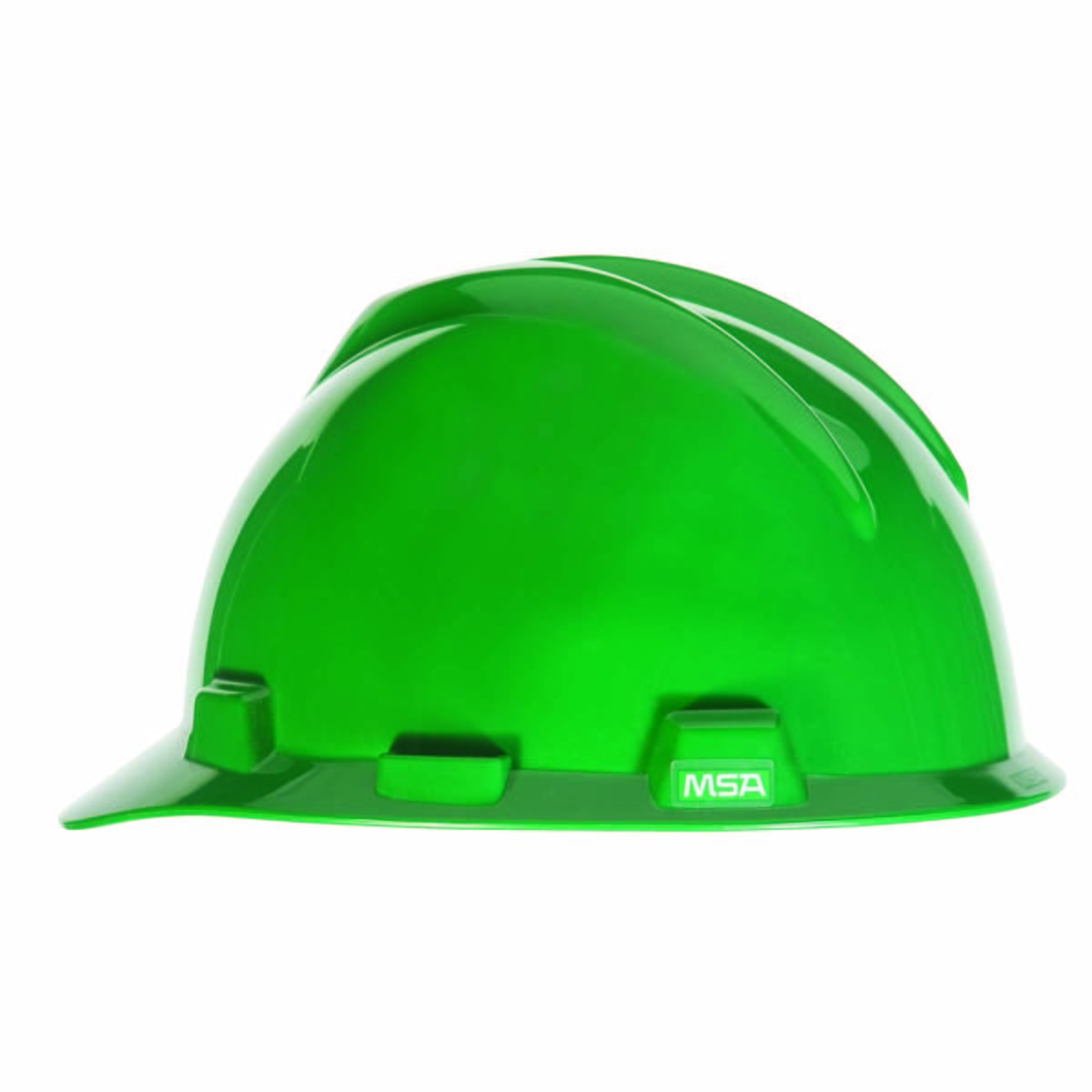 MSA 475360 V-Gard Cap Style Safety Hard Hat With Fas-Trac III Ratchet Suspension Yellow