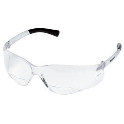 MCR Safety BKH20 BearKat Clear Polycarbonate Safety Glasses 2.0 Diopter