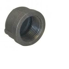 SMP Valve 318900842 3" Class 150 Malleable Iron Black Cap Domestic