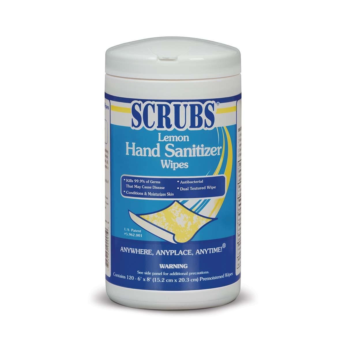 Scrubs 92991DY Lemon Hand Sanitizer Wipes CS Replacement 92991DY