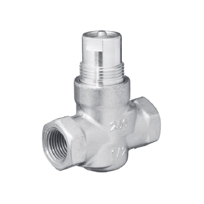 CENTURY MOTORS SIEMENS 599-02002 1/2 2-Way N/C Brass Globe Valve Body, Female x Female (0.63 Cv)