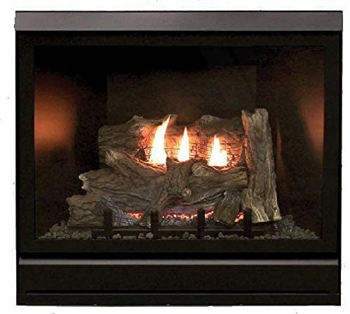 Empire Industries DVCD42FP31N Tahoe Deluxe Clean Face Direct Vent Gas Fireplace w/ Blower