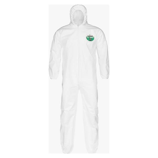 Lakeland CTL414 MicroMax Disposable Coverall 2X-Large White Hooded Elastic CTL414-2XL